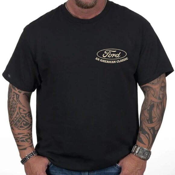 Ford Trucks Vintage Gildan Tee Graphic Cotton T-Shirt Gift for Him - Picture 3 of 3
